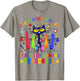 It's A Good Day To Teach Tiny Humans Preschool Cat Teacher T-Shirt - T-Shirt | Sand