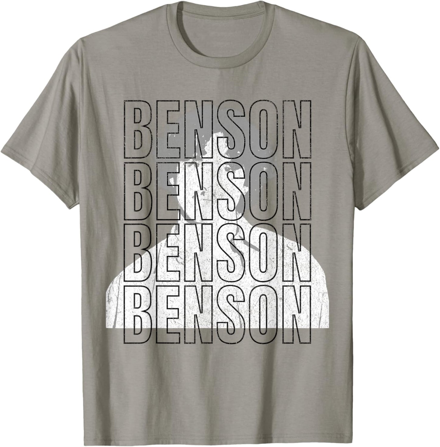 Benson First Name T With Glasses Personalized Vintage T-Shirt - T-Shirt | Sand