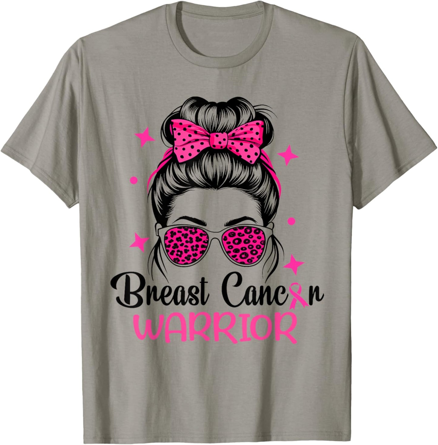Breast Cancer Awareness Warrior T-Shirt - T-Shirt | Sand