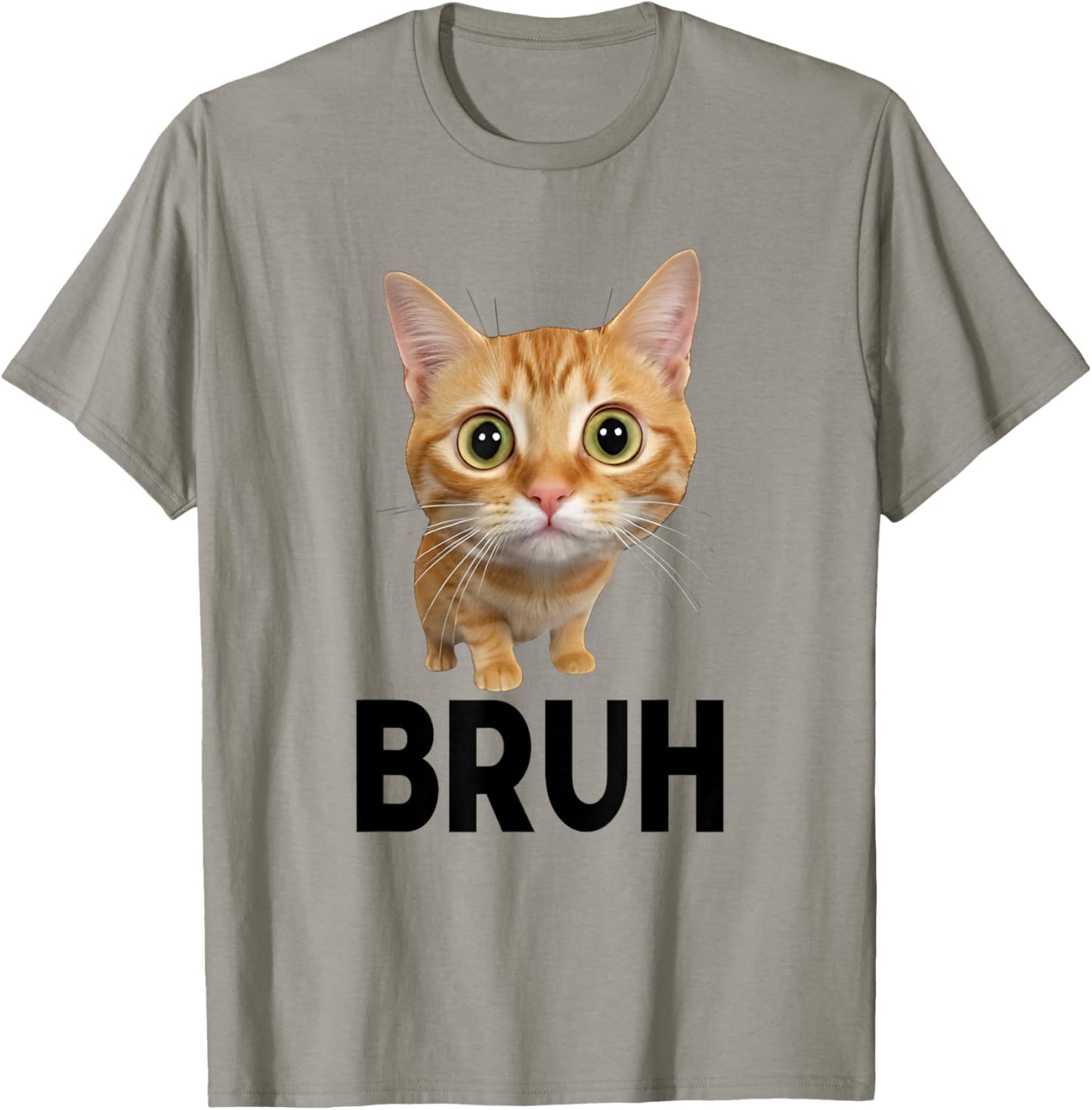 Funny Cat Saying Bruh Meme Boys Girls Teen Bruh Kitten T-Shirt - T-Shirt | Sand