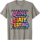 Retro Test Day I Love the Last Day of State Testing Teacher T-Shirt - T-Shirt | Sand