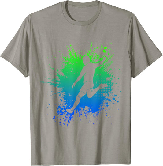 Soccer Boys Kids Men T-Shirt - T-Shirt | Sand