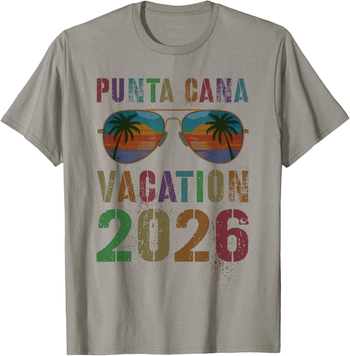 Rétro Punta CANA Vacation 2026 Voyage Croisière Voyage Assorti T-Shirt - T-Shirt | Sand