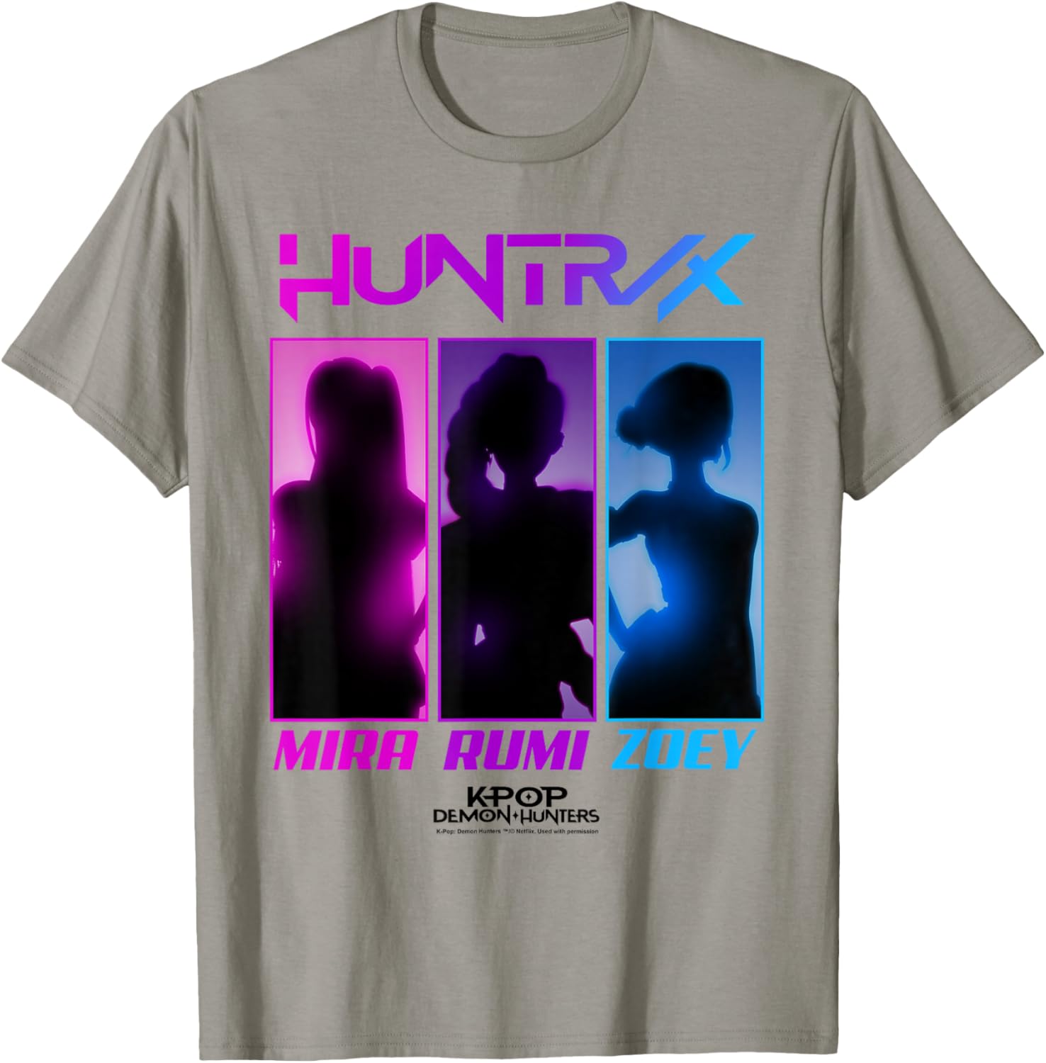 KPop Demon Hunters Huntrix Spotlights Offiziell lizenziert T-Shirt - T-Shirt | Sand
