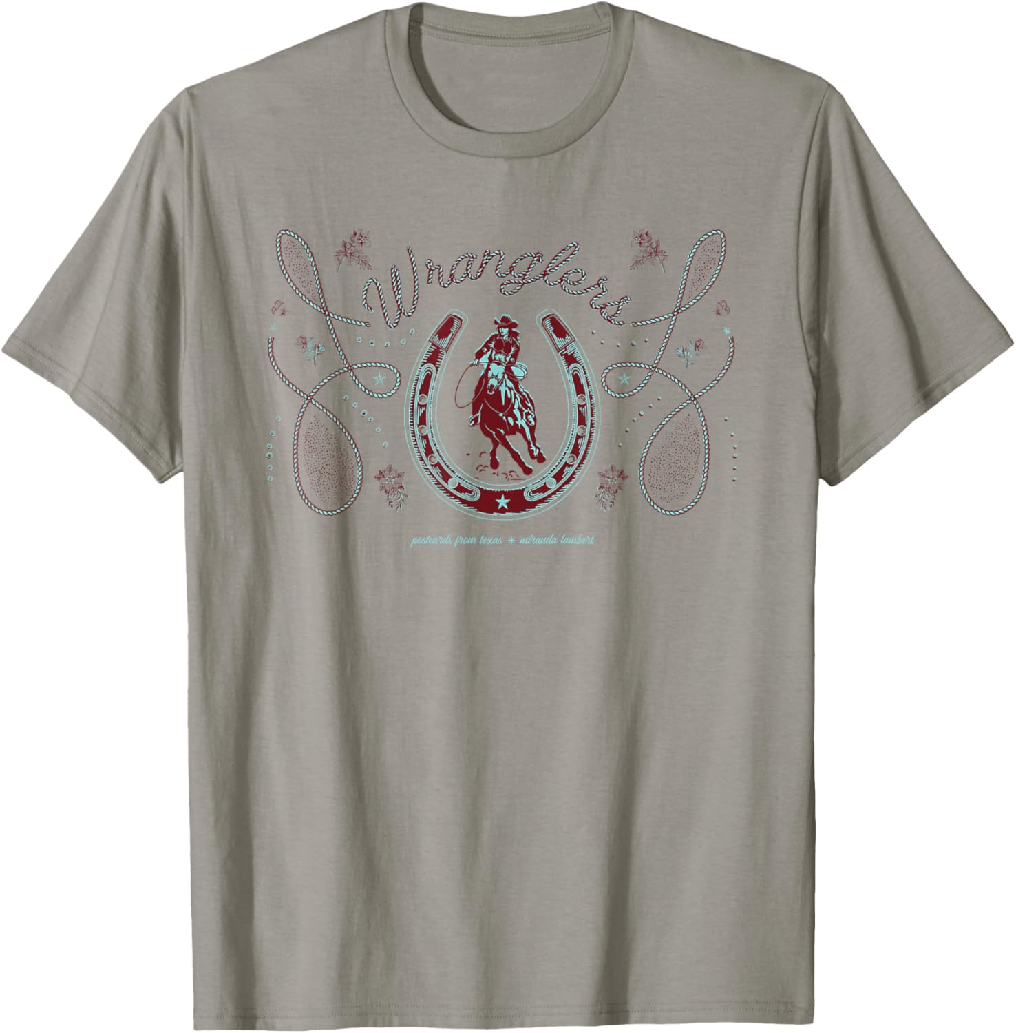 Miranda Lambert Wranglers Postcards From Texas T-Shirt - T-Shirt | Sand