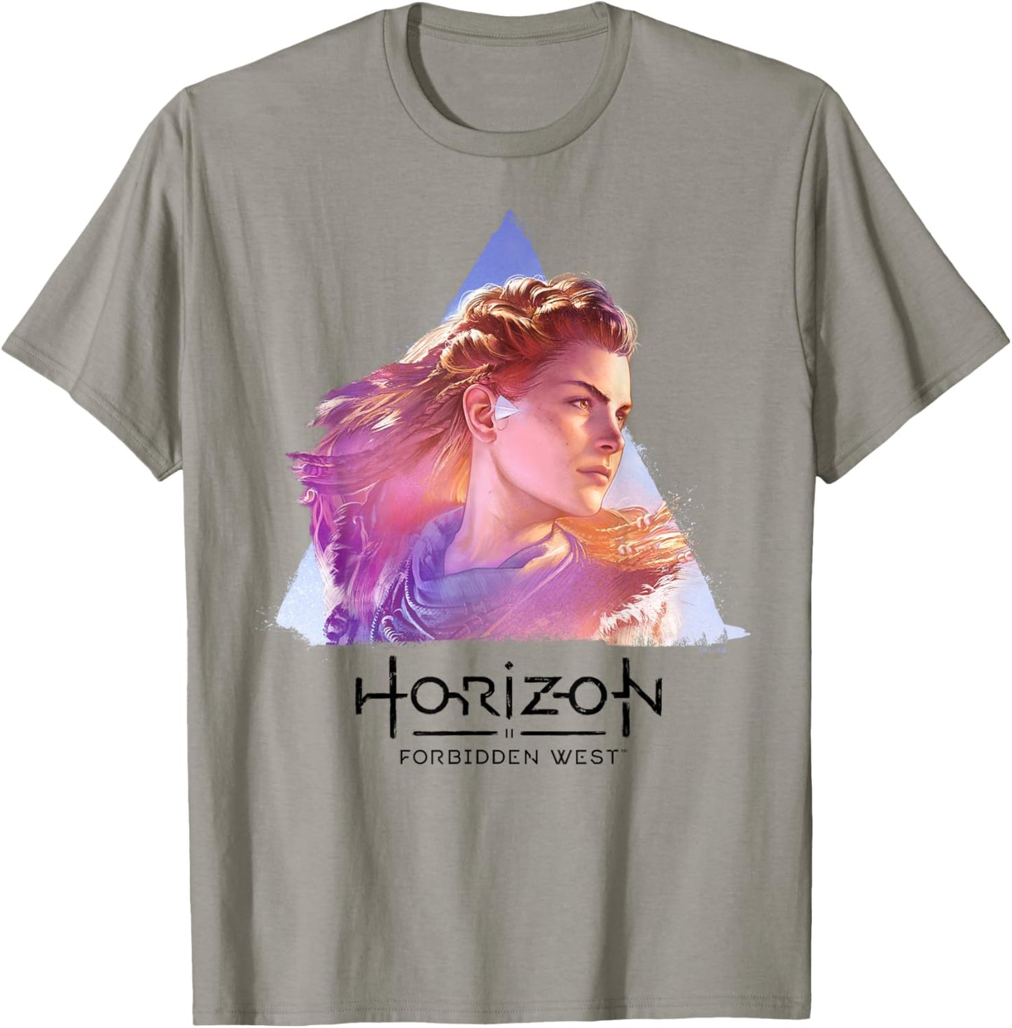 Horizon Forbidden West Aloy Portrait T-Shirt - T-Shirt | Sand