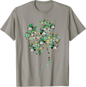 Disney Mickey & Minnie St. Patrick's Day Lucky 4-Leaf Clover T-Shirt - T-Shirt | Sand