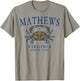Mathews Virginia Crab Fishing Since 1700 Navy Blue Letters T-Shirt - T-Shirt | Sand