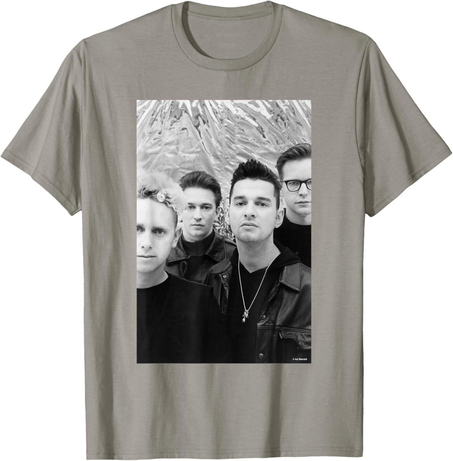 Depeche Mode Violator Era Portrait By AJ Barratt T-Shirt - T-Shirt | Sand