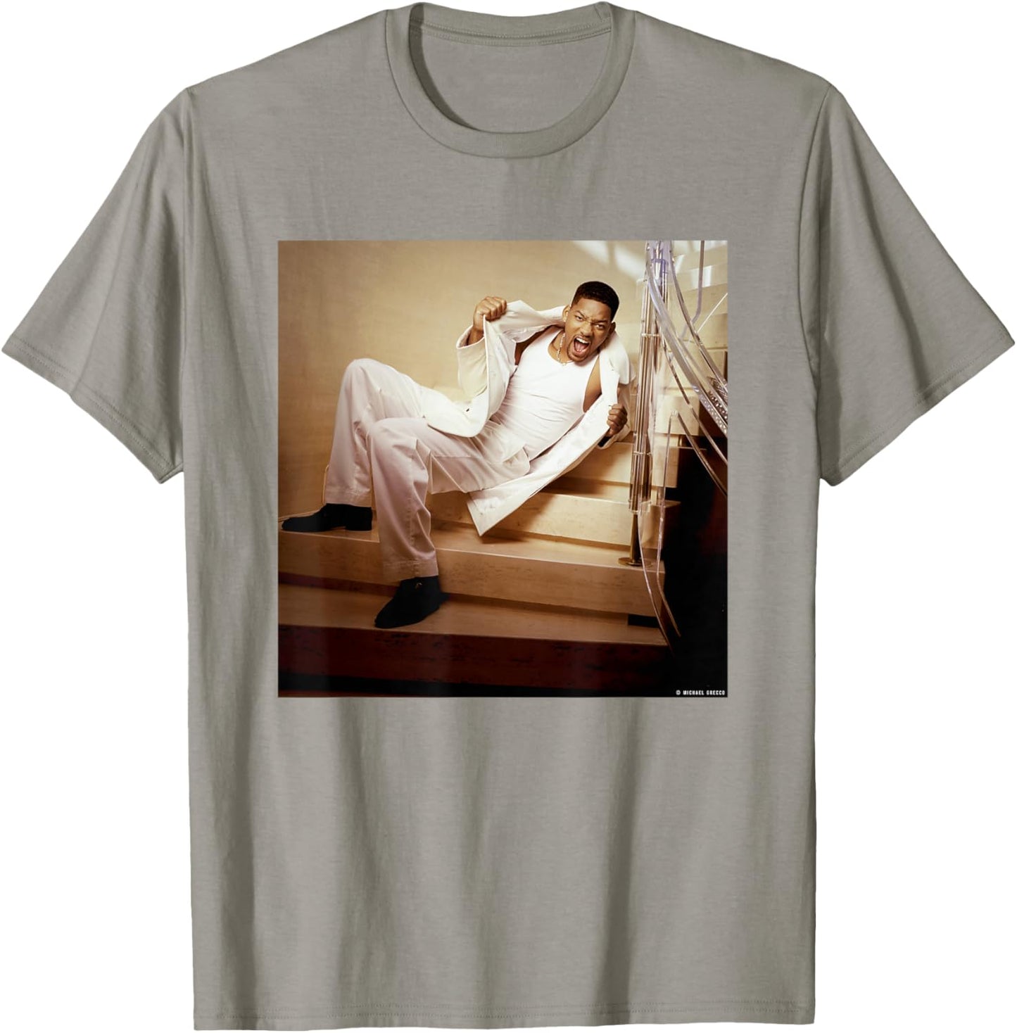 Will Smith Men in Black Bad Boys Rapper by Michael Grecco T-Shirt - T-Shirt | Sand
