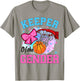 Keeper Of The Gender Basketball Gender Reveal Baby Shower T-Shirt - T-Shirt | Sand