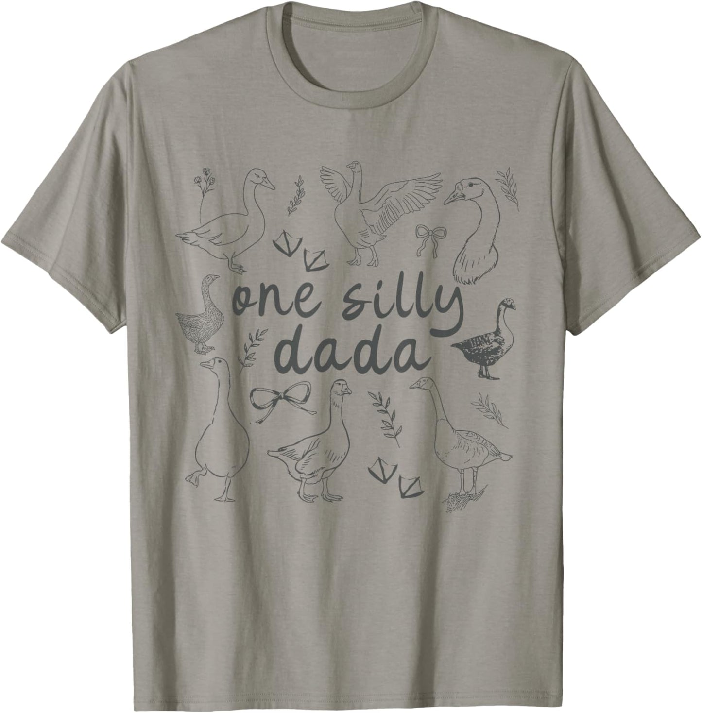 One Silly Goose Mom 1st First Birthday Family Matching T-Shirt - T-Shirt | Sand