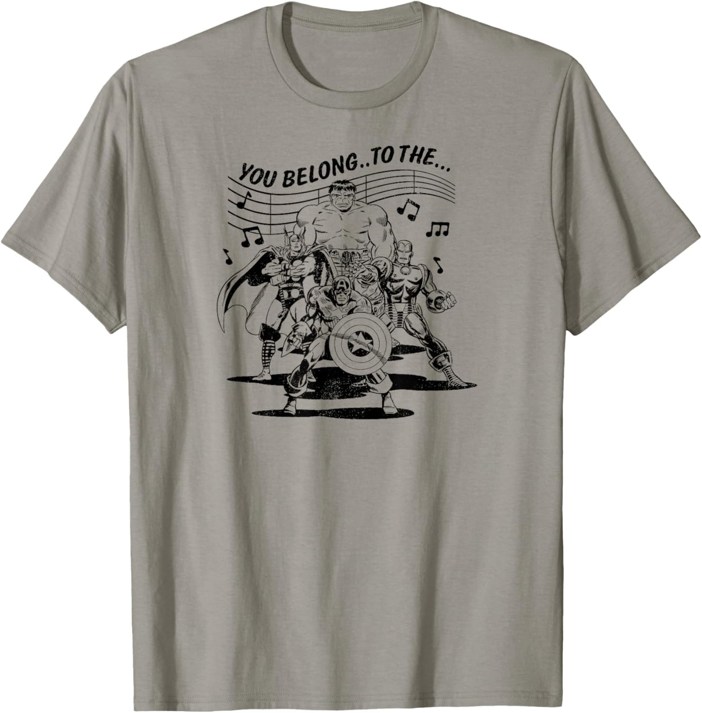 Marvel - You Belong To The Merry Marvel Marching Society T-Shirt - T-Shirt | Sand