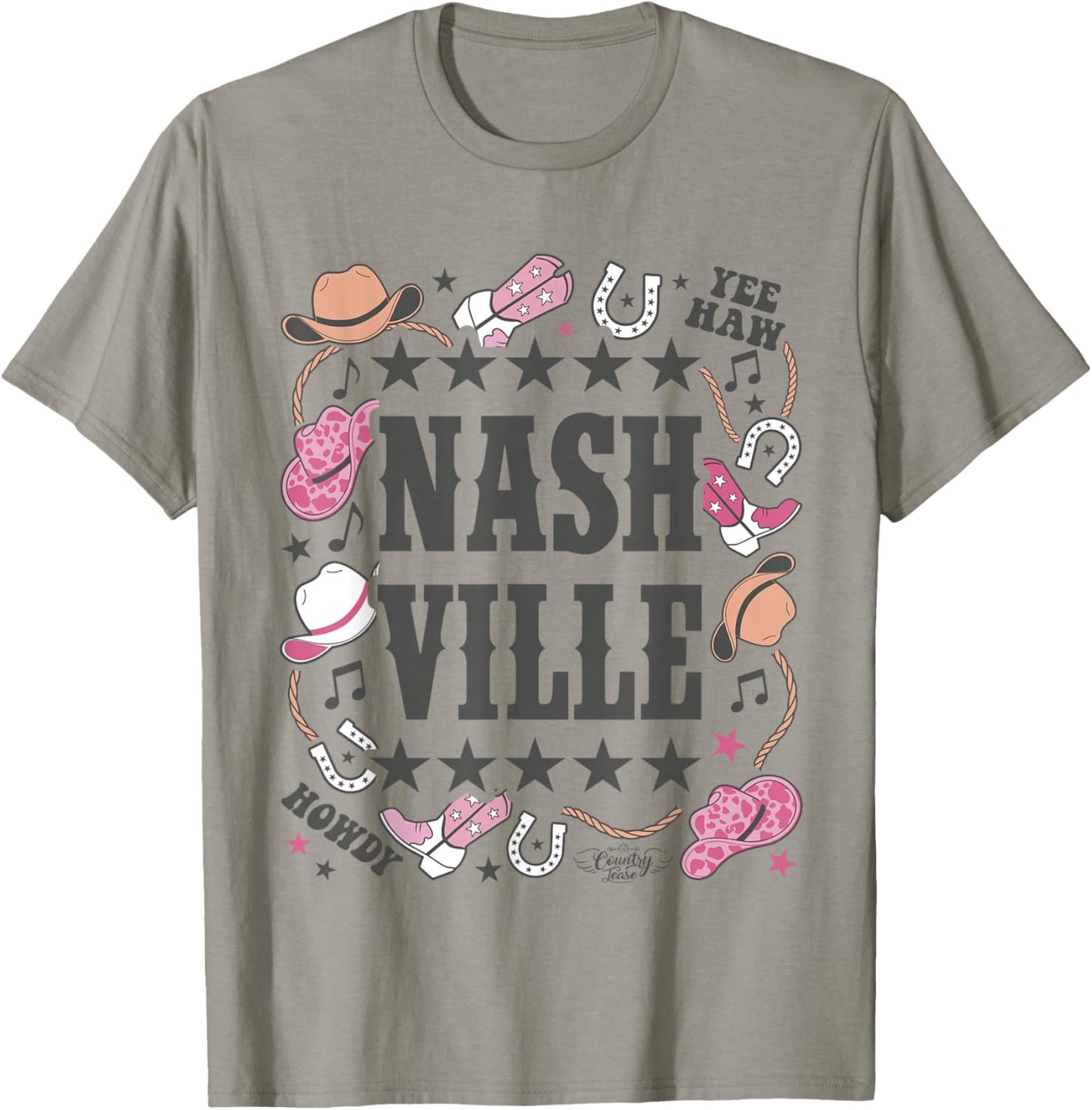 Nashville Country Girl Cowgirl T-Shirt - T-Shirt | Sand