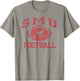 SMU Mustangs Football Intensity White Officially Licensed T-Shirt - T-Shirt | Sand