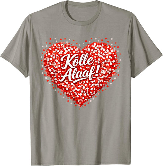 Kölle Alaaf Confetti Carnival Fancy Dress Costume Cologne T-Shirt - T-Shirt | Sand