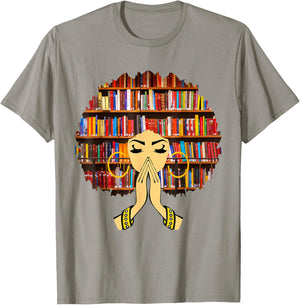 Book Girl World Book Day Cute Literature Teacher Feminist T-Shirt - T-Shirt | Sand
