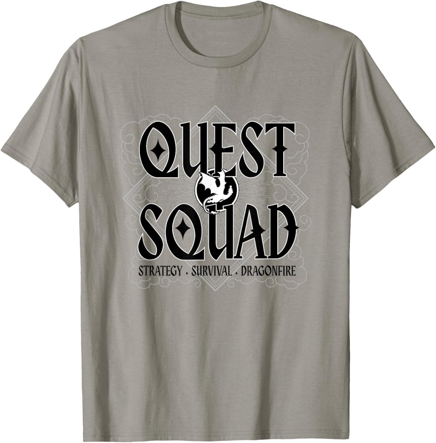Fourth Wing The Empyrean Quest Squad Dragonbound Circle T-Shirt - T-Shirt | Sand
