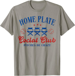 Home Plate Social Club Pitches Be Crazy T-Shirt - T-Shirt | Sand