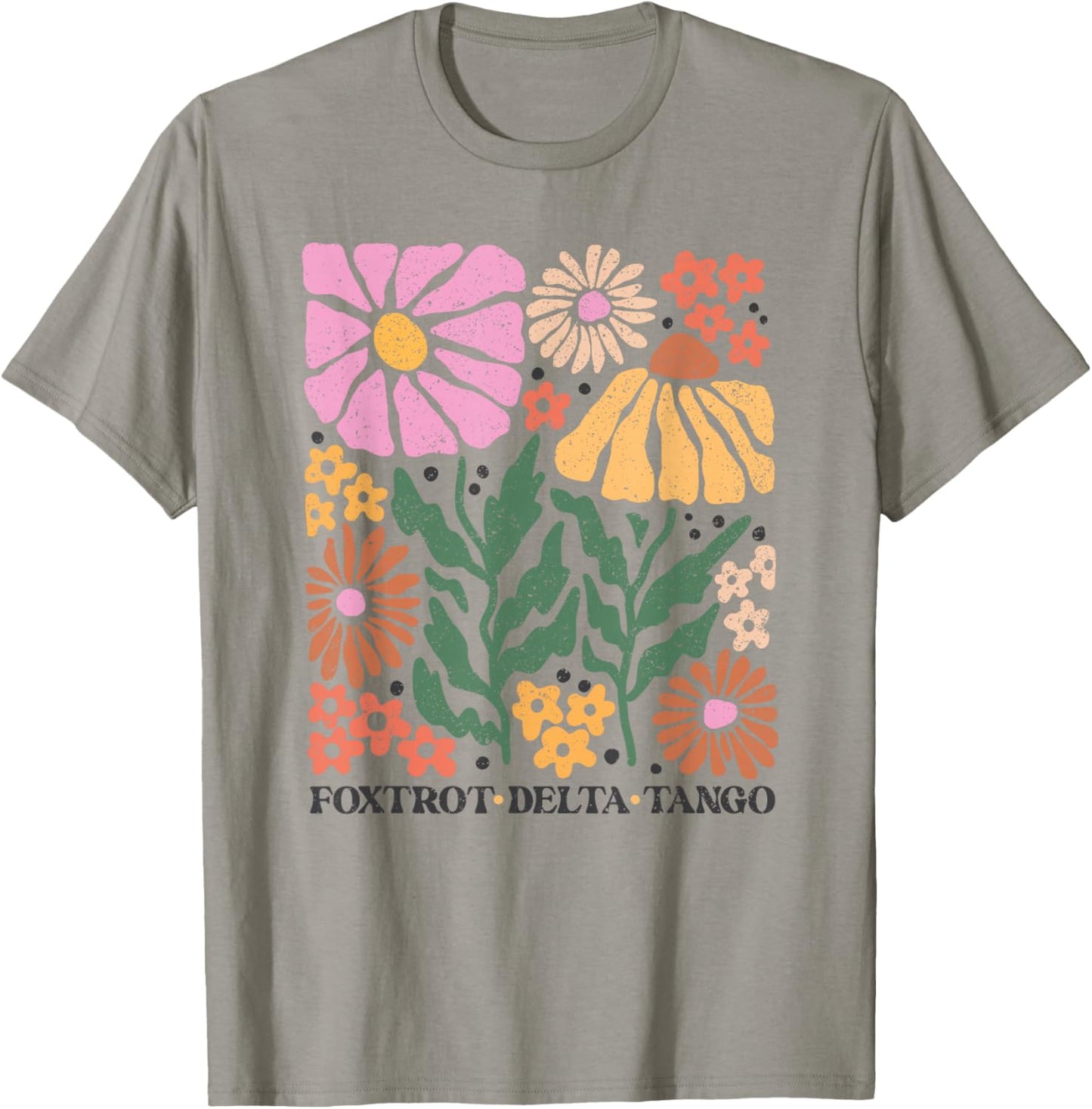 Subtle Anti-Trump Floral Boho , Not My President, Resist T-Shirt - T-Shirt | Sand