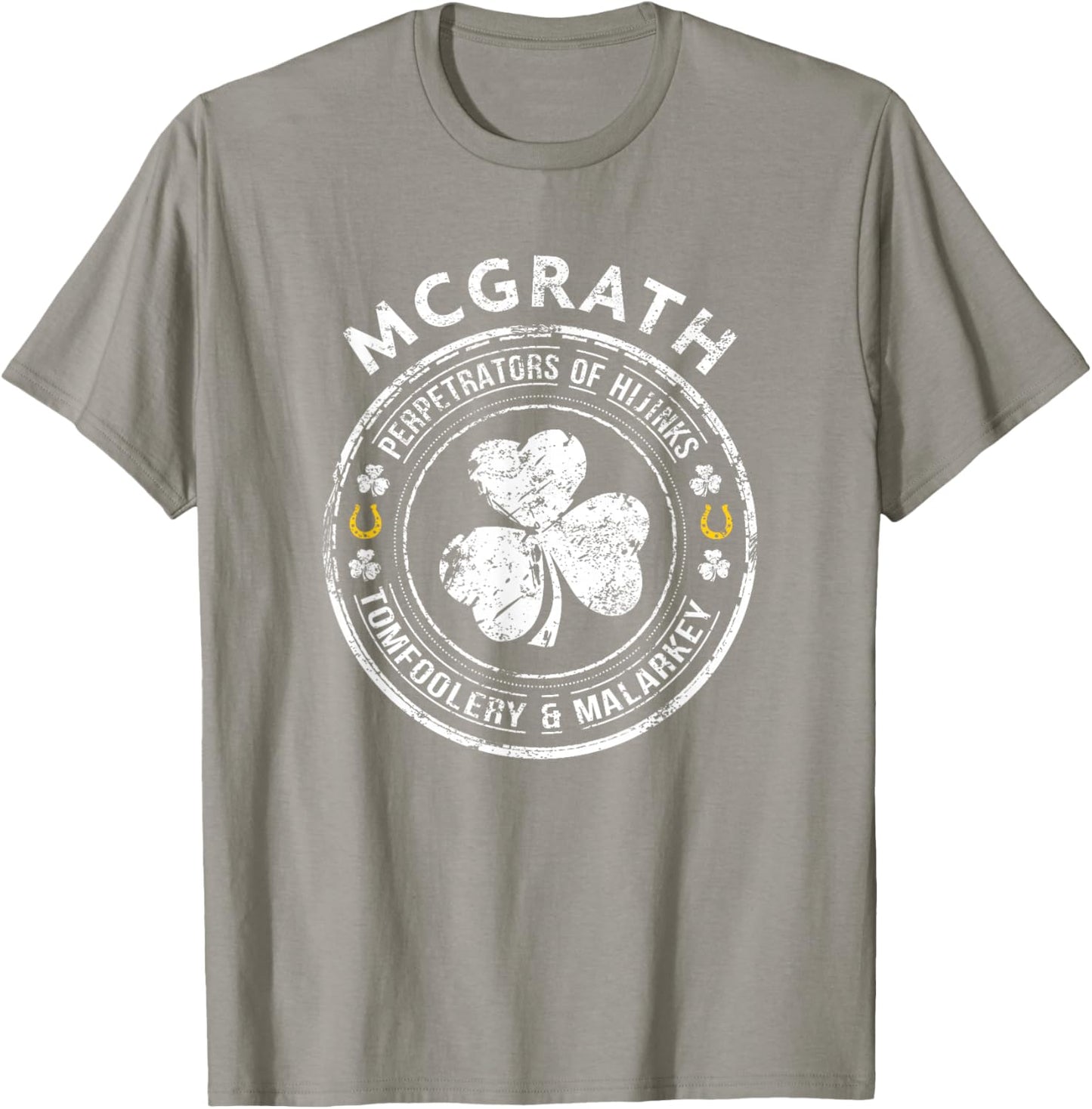 McGrath Irish Family Name T-Shirt - T-Shirt | Sand