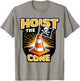 Hoist The Cone Funny Pirate Traffic Cone Graphic T-Shirt - T-Shirt | Sand