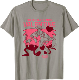 Sonic The Hedgehog Valentine's Day The World Is Mine T-Shirt - T-Shirt | Sand