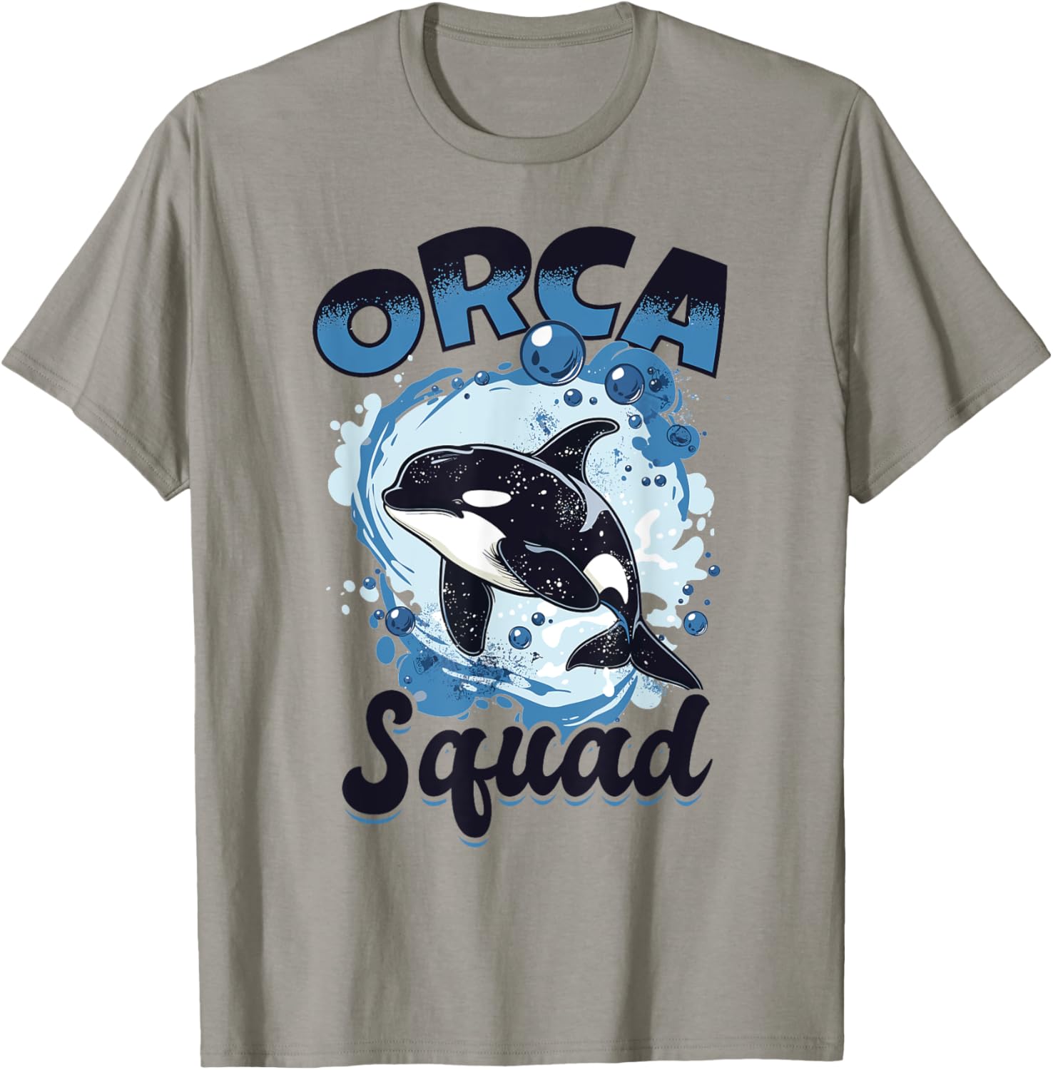 Funny Orca Animal Orca Squad T-Shirt - T-Shirt | Sand