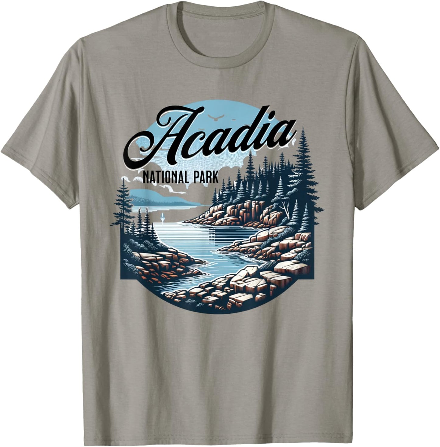 Acadia National Park T-Shirt - T-Shirt | Sand
