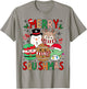 Squish Squad Merry Christmas Gifts Cute for Kids Woman T-Shirt - T-Shirt | Sand