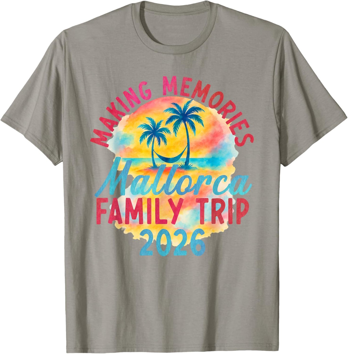 Family Mallorca Vacation 2026 Summer Vacation Matching T-Shirt - T-Shirt | Sand