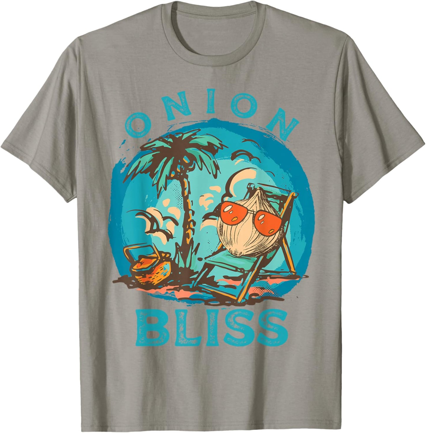 Onion Bliss Caramelized Onion Homesteading Cook Chef Vegan T-Shirt - T-Shirt | Sand