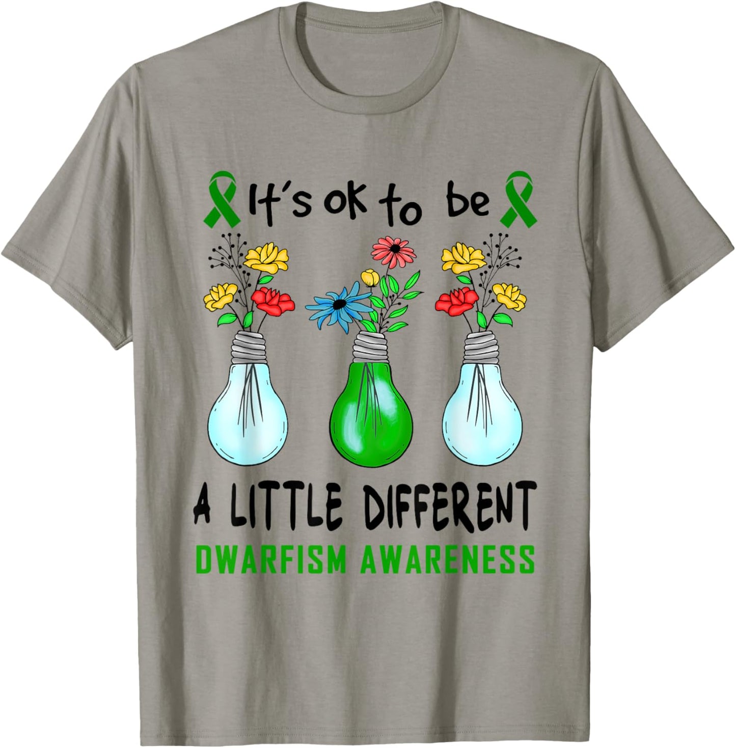 It's Ok To Be A Little Different Dwarfism Awareness T-Shirt - T-Shirt | Sand
