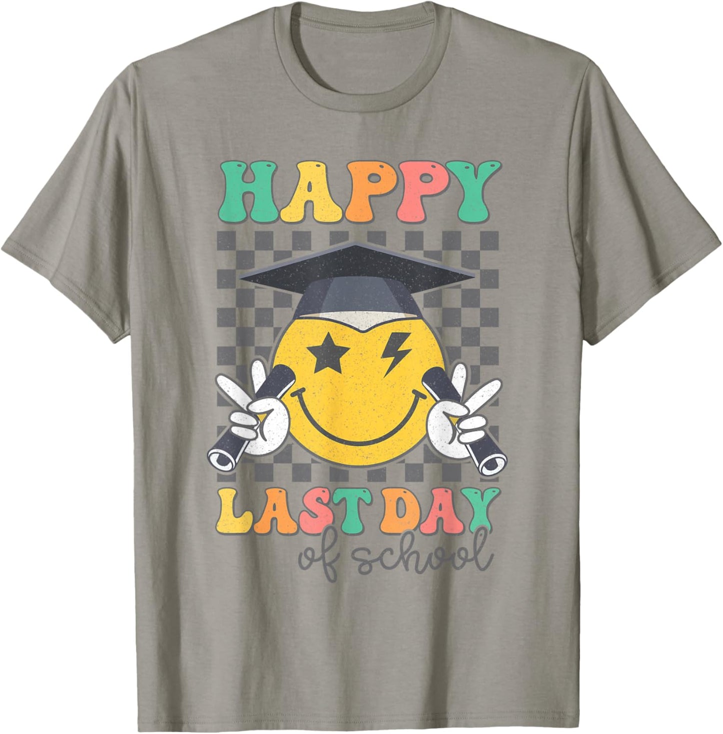 Happy Last Day of School Boys Girls Kids Graduation Summer T-Shirt - T-Shirt | Sand