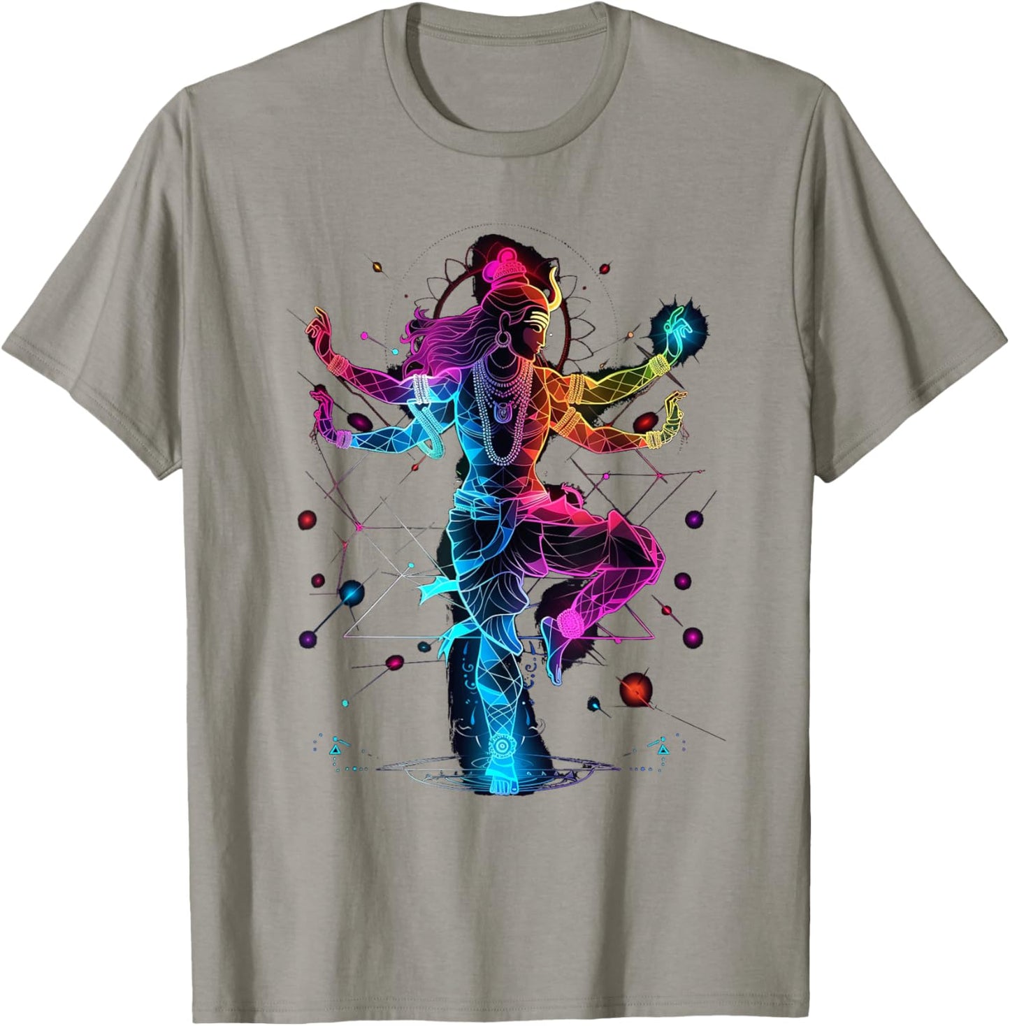 Shiva spiritual hindu god tandava dance yoga meditation T-Shirt - T-Shirt | Sand