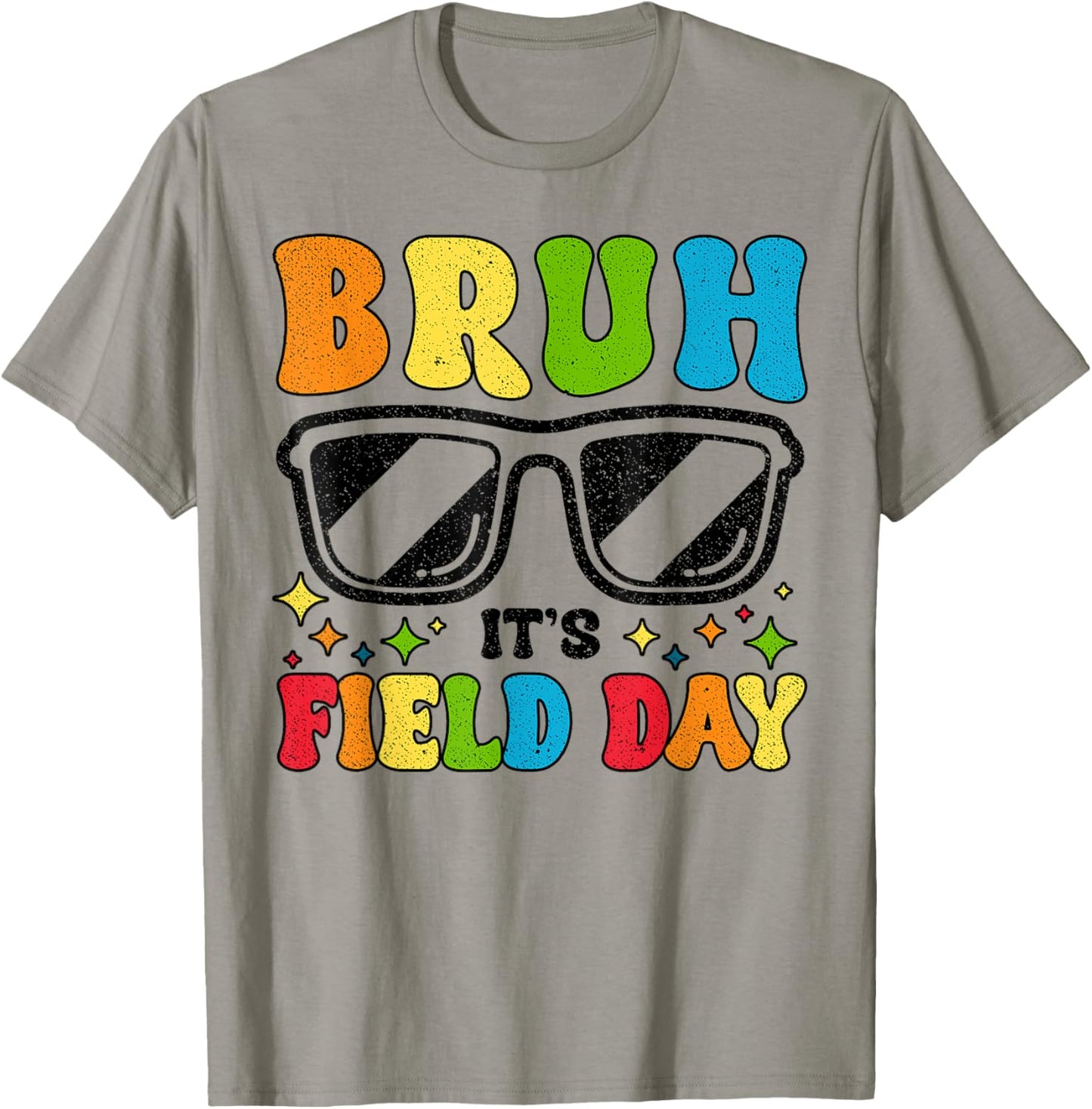 Bruh It's Field Day Orange Team Color Field Trip Team Game T-Shirt - T-Shirt | Sand