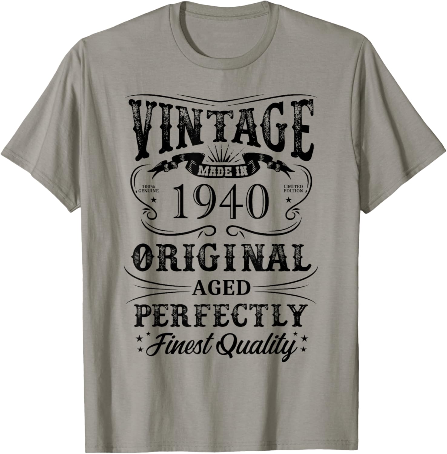 1940 Original Birth Year Vintage Made In 1940 T-Shirt - T-Shirt | Sand