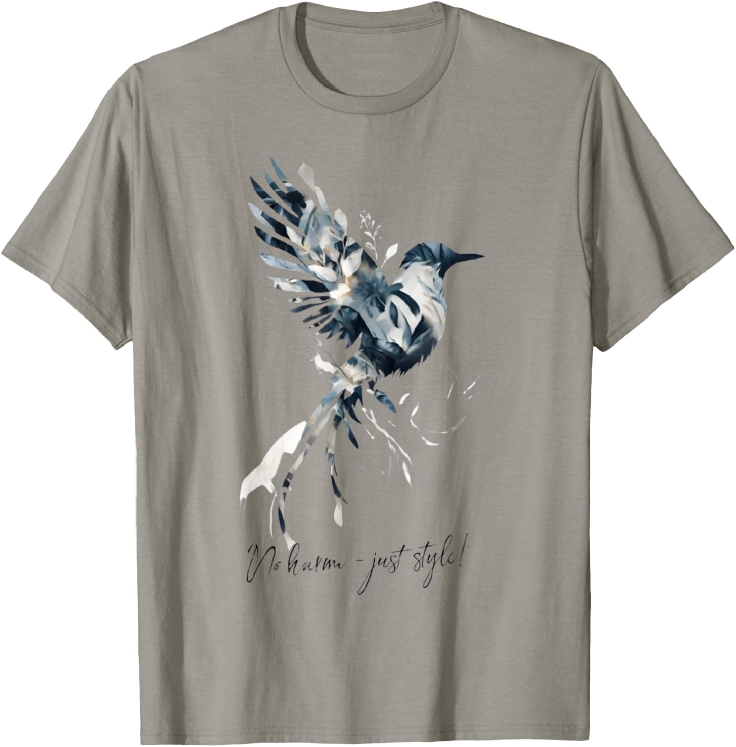Hummingbird Bird Tropical T-Shirt - T-Shirt | Sand