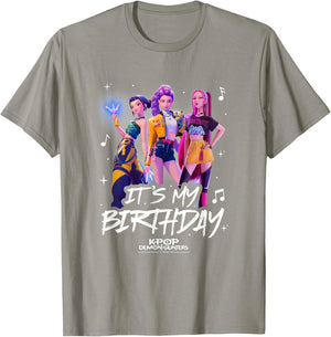 KPop Demon Hunters My Birthday Officially Licensed T-Shirt - T-Shirt | Sand