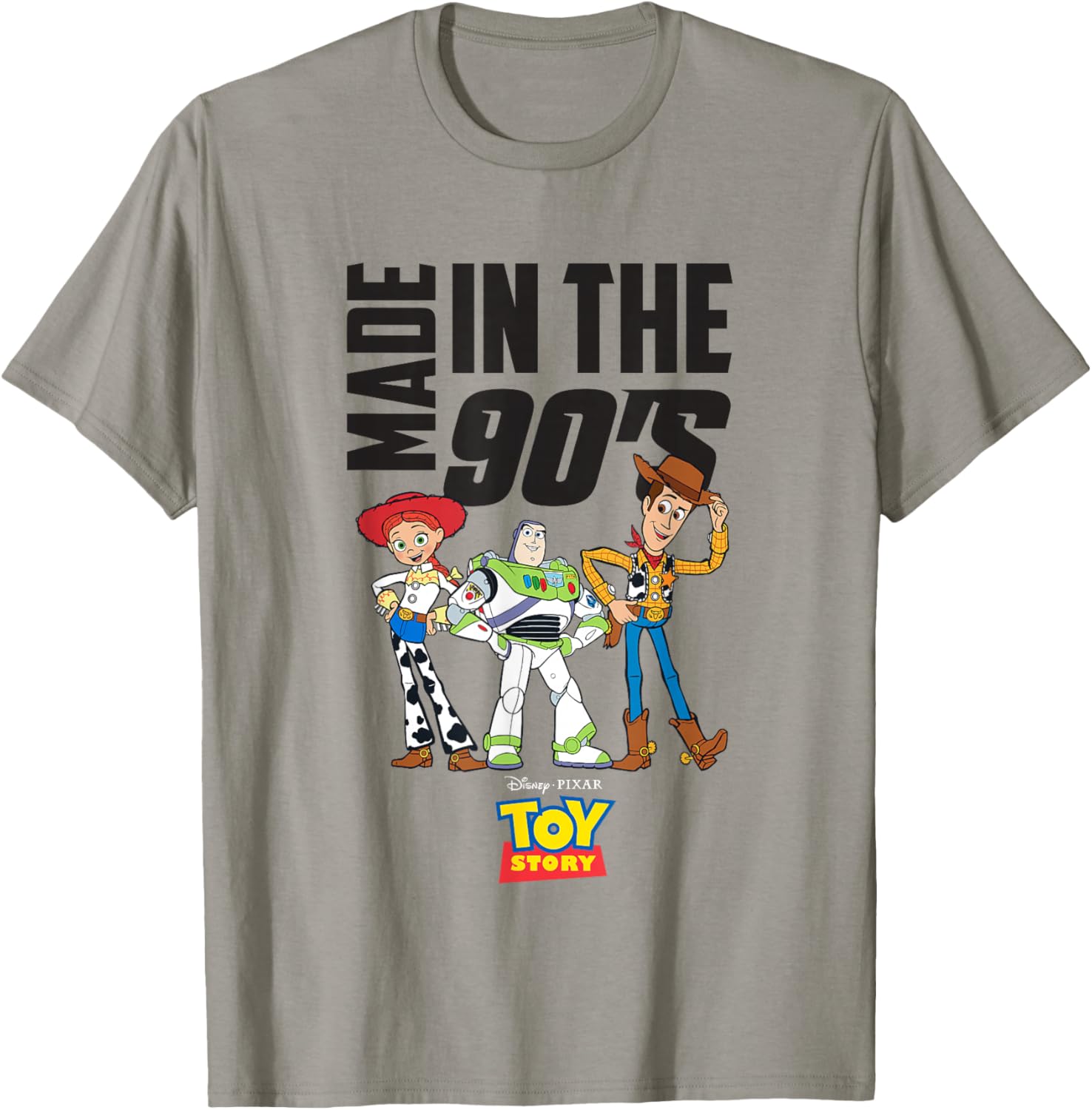 Disney Pixar Toy Story Made In The 90's Group Shot T-Shirt - T-Shirt | Sand