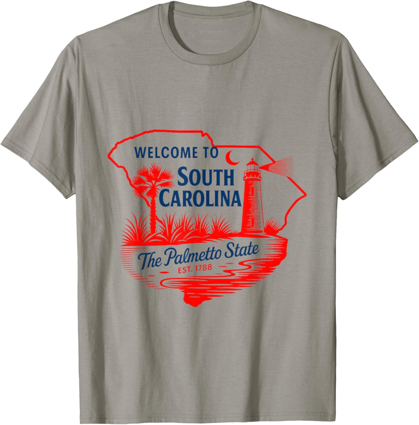 Bienvenue en Caroline du Sud, l'État du Palmetto T-Shirt - T-Shirt | Sand