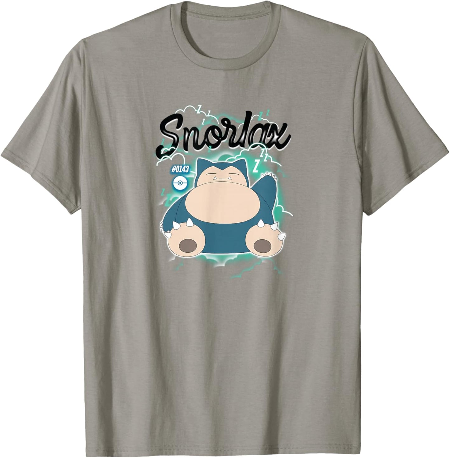 Pokémon - Snorlax - #0143 - Airbrushed T-Shirt - T-Shirt | Sand
