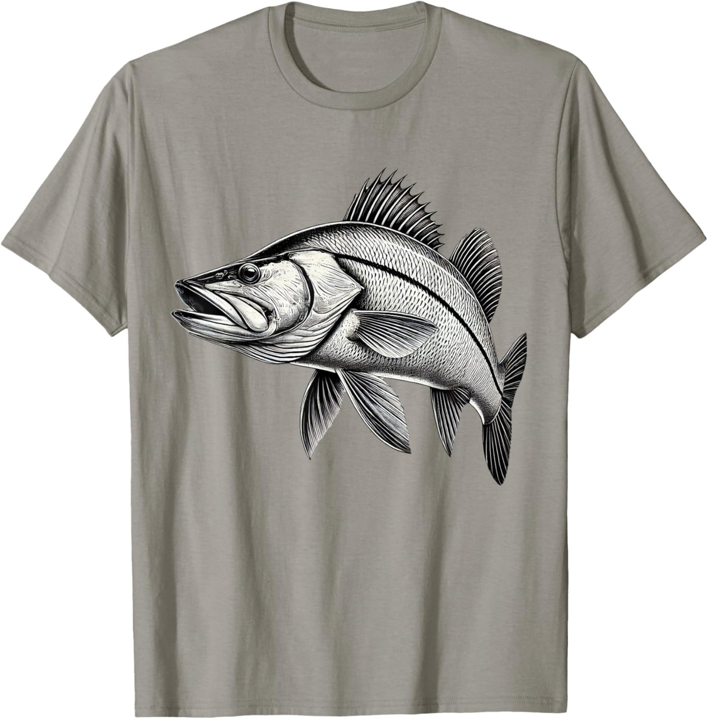 Snook Robalo Game Fish Vintage Fishing Lovers Gifts T-Shirt - T-Shirt | Sand