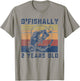 Ofishally 2 Year Old Shirt 2nd Birthday Fishing US Flag T-Shirt - T-Shirt | Sand