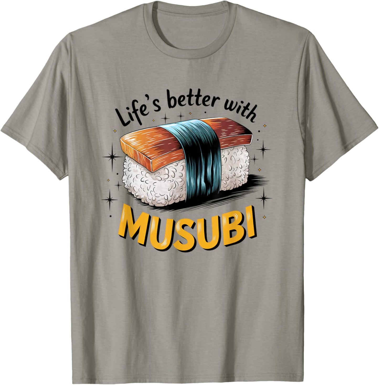 Musubi – Hawaiian Snack Lover’s Design T-Shirt - T-Shirt | Sand