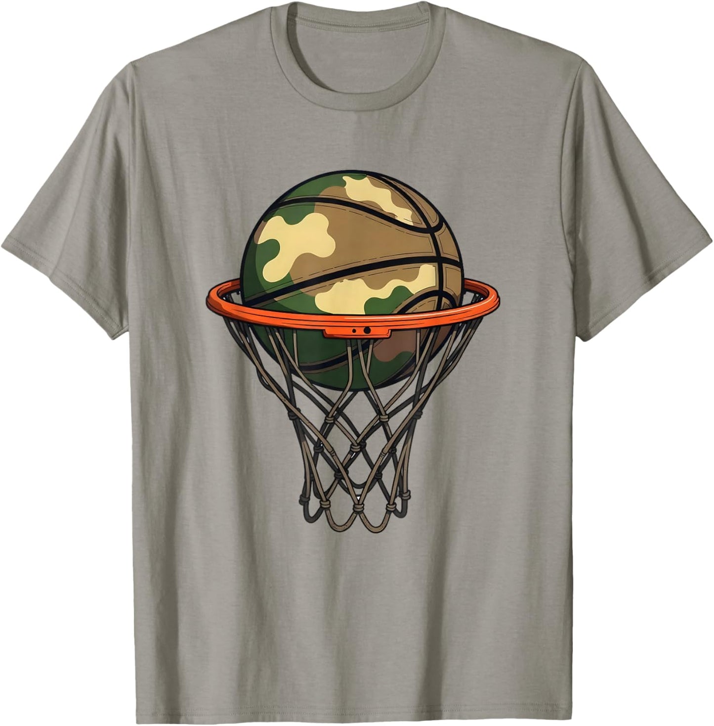 Basketball Camouflage - Basketball Player Camo T-Shirt - T-Shirt | Sand
