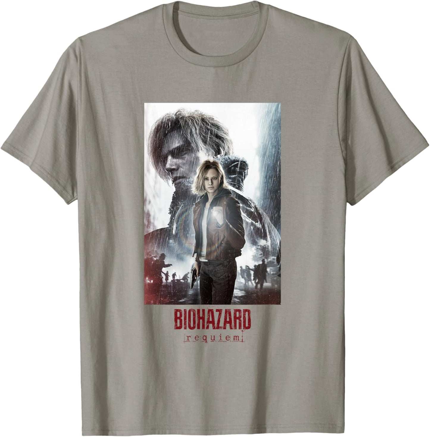 Resident Evil Requiem Leon ＆ Grace Art FP(W) T-Shirt - T-Shirt | Sand