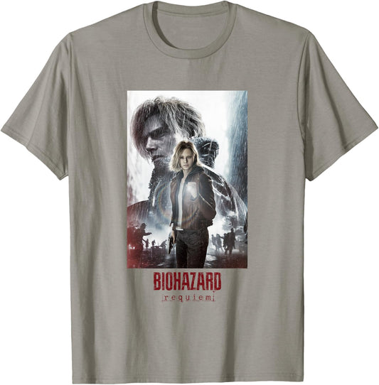 Resident Evil Requiem Leon ＆ Grace Art FP(W) T-Shirt - T-Shirt | Sand