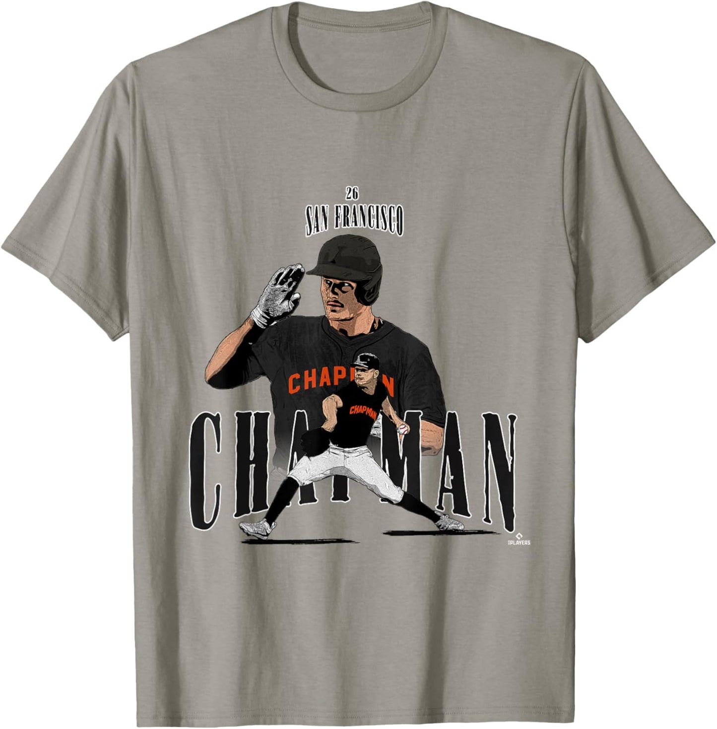 Matt Chapman | San Francisco Baseball Players | MLBMCN3002 T-Shirt - T-Shirt | Sand