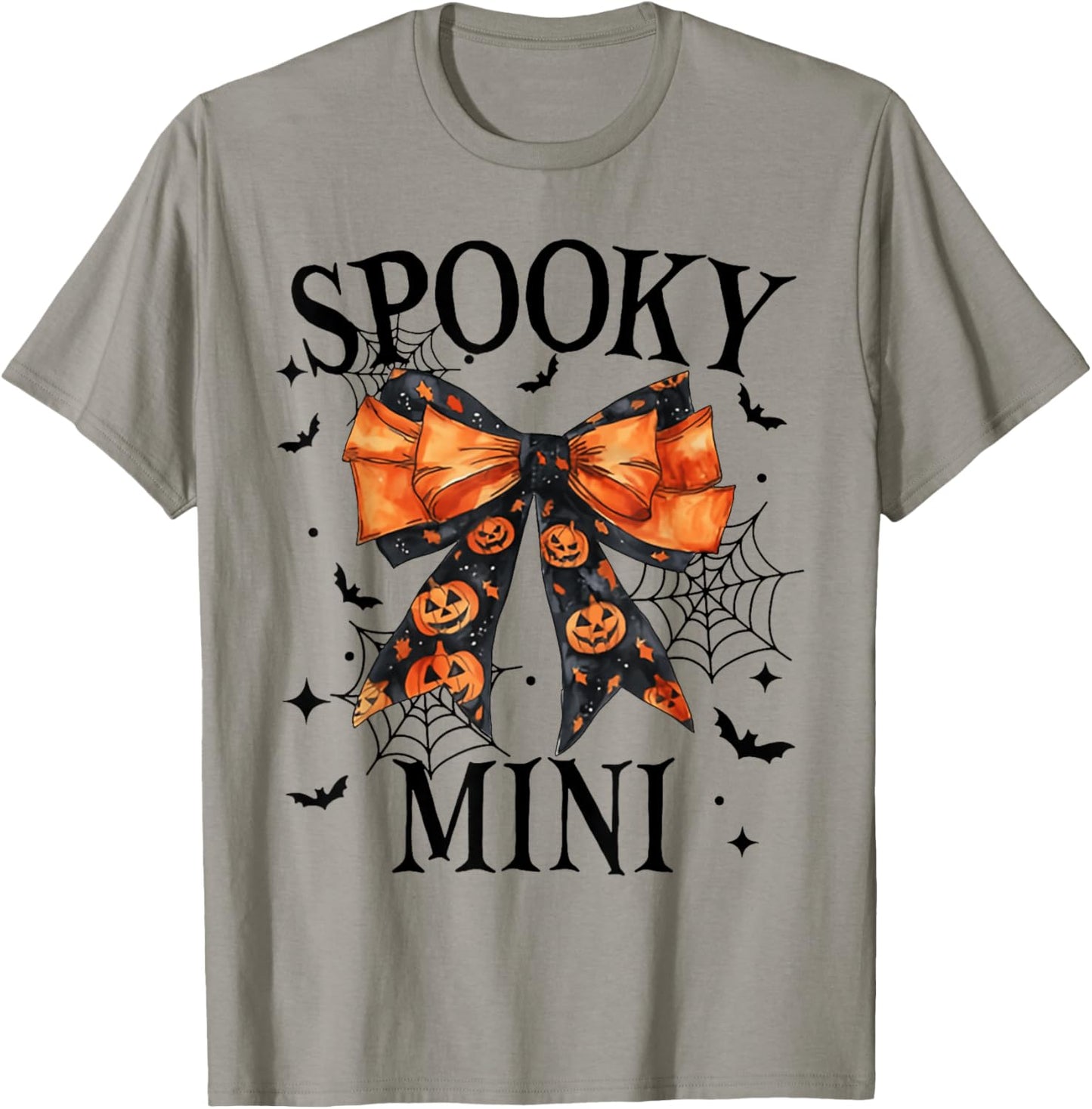 Spooky Mama Mini Coquette Halloween Spooky vibes T-Shirt - T-Shirt | Sand